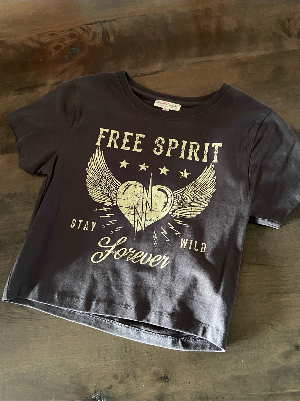 Free Spirit Forever Graphic Tee - Black